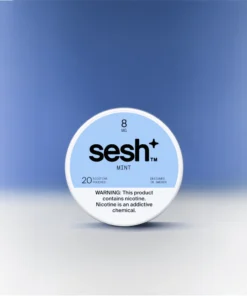 Sesh Mint Nicotine Pouches display