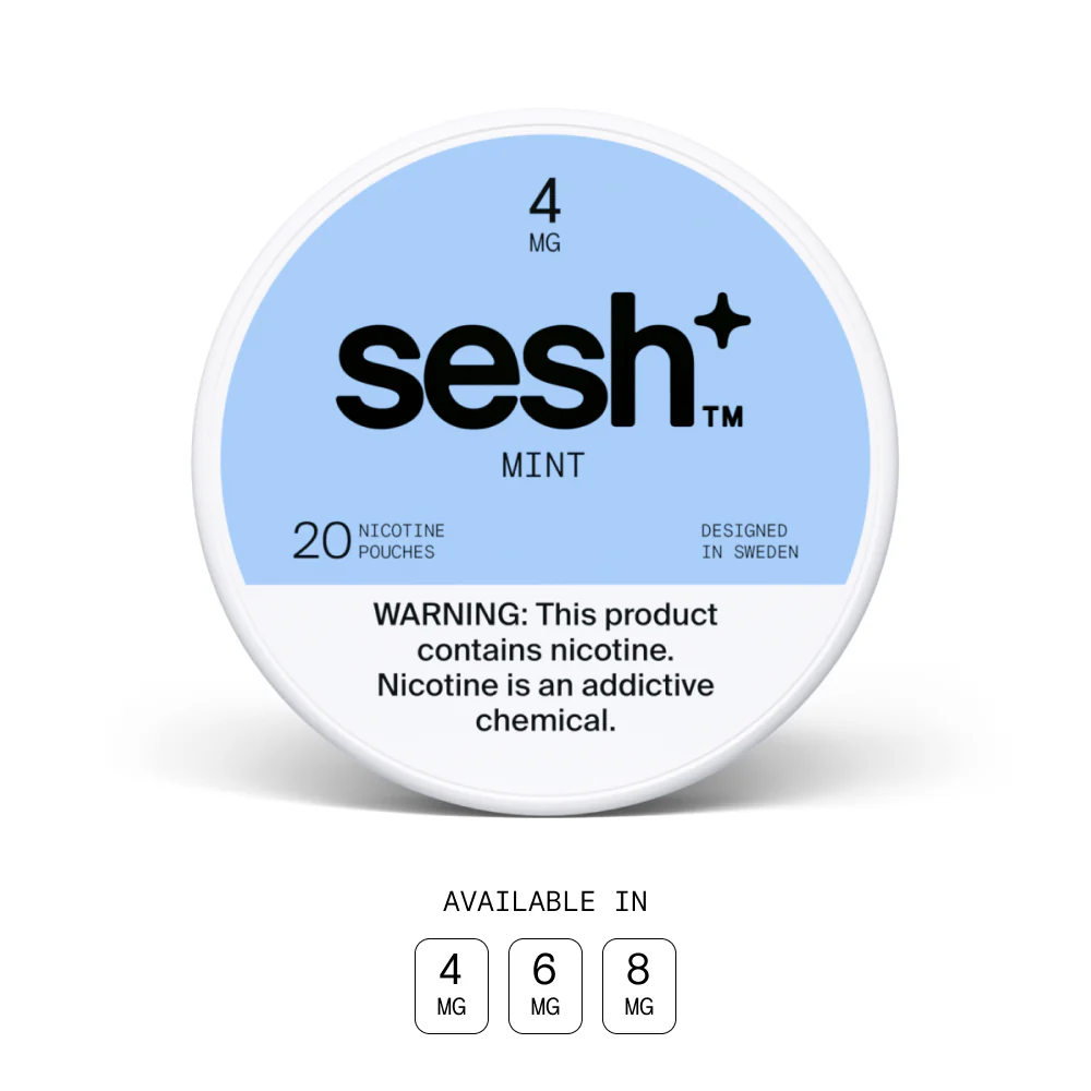 Sesh Mint Nicotine Pouches mg available