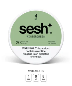 Sesh Wintergreen Nicotine Pouches available