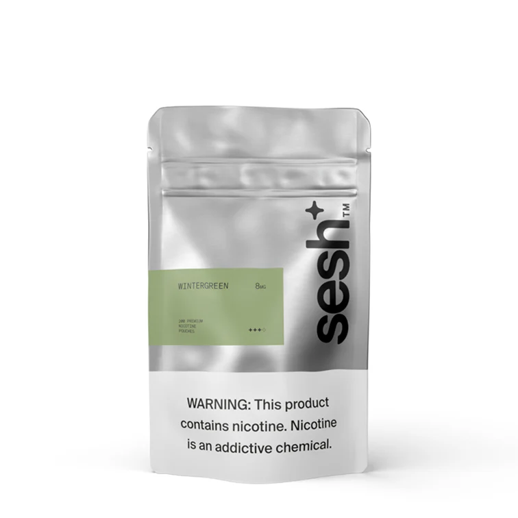 Sesh Wintergreen Refill Bag 200 Pouches 1