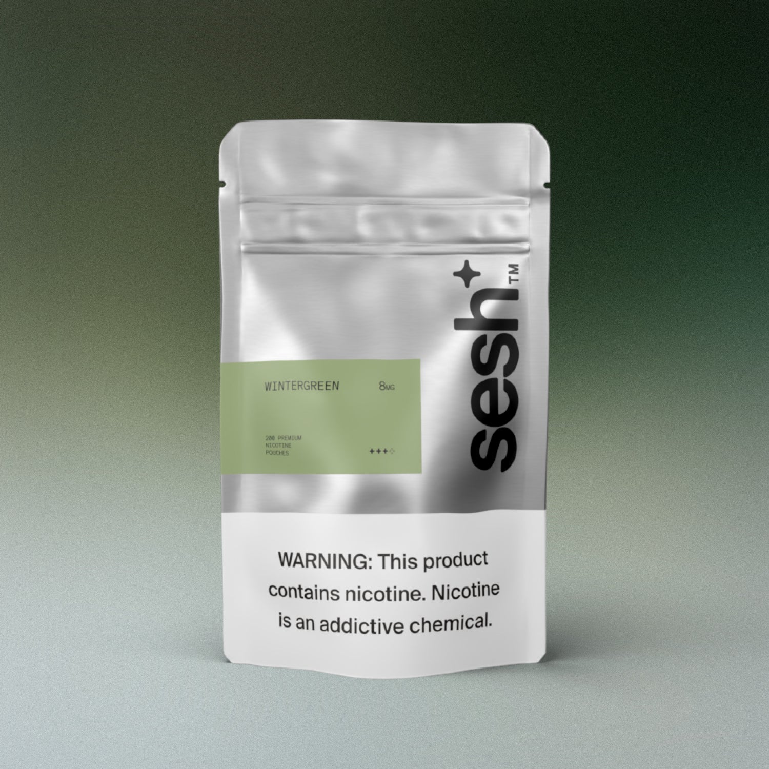 Sesh Wintergreen Refill Bag 200 Pouches 2