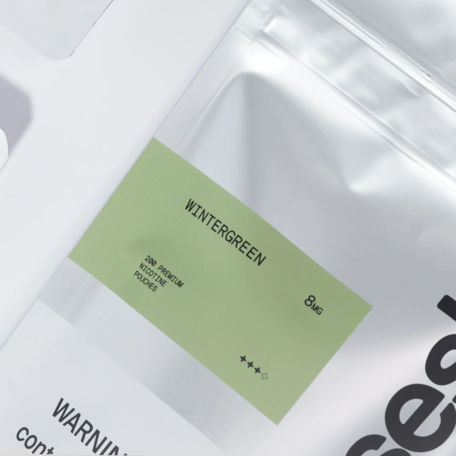Sesh Wintergreen Refill Bag 200 Pouches 5