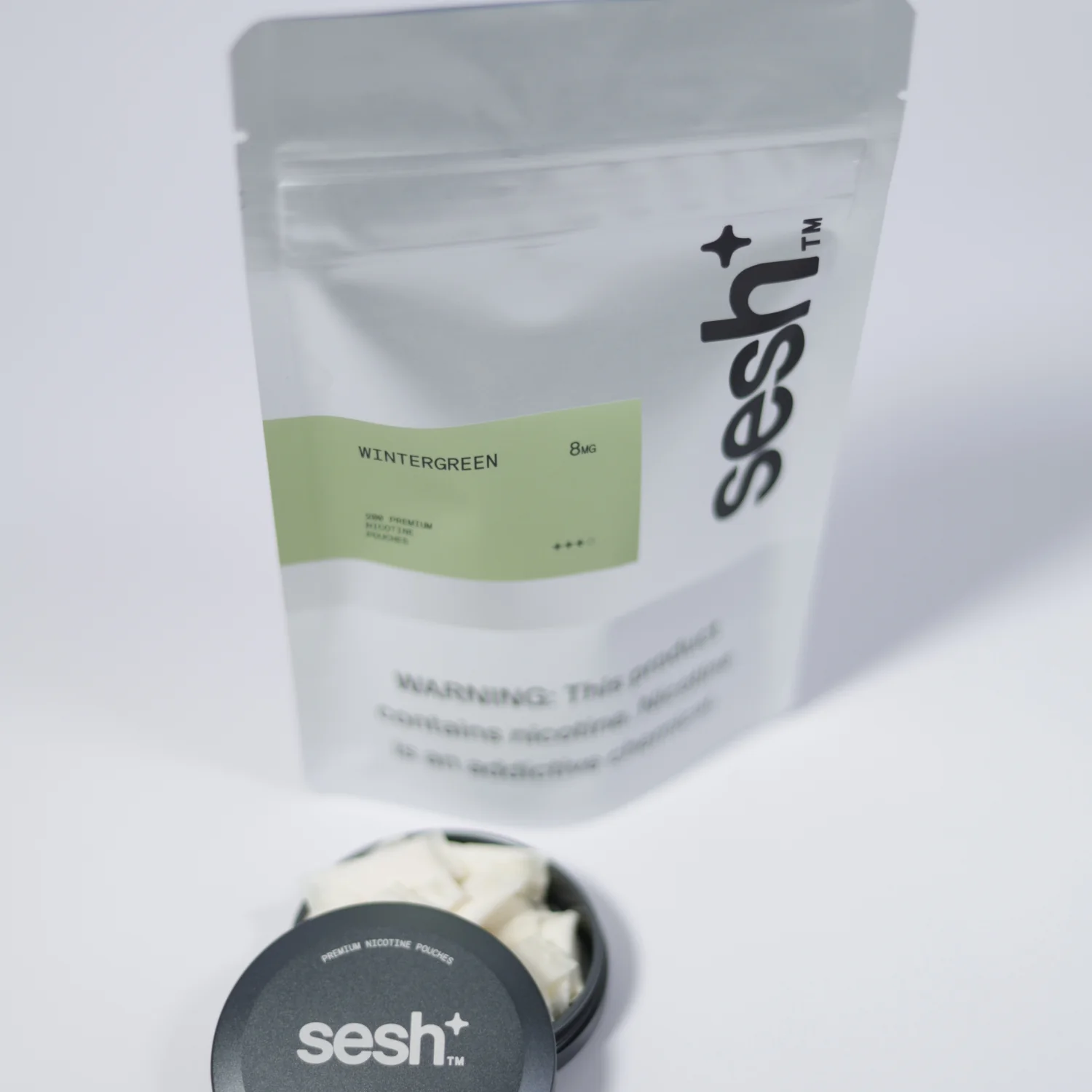 Sesh Wintergreen Refill Bag 200 Pouches 6